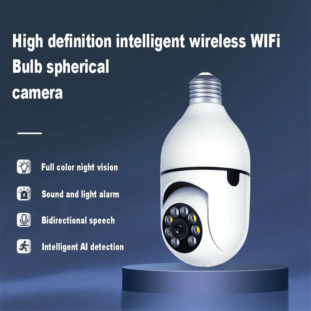 SecureVision™ - Drahtlose 360°-Nachtsicht-Sicherheitskamera (50% Rabatt)