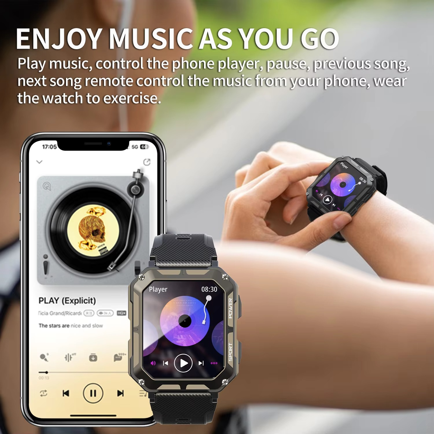 PowerX™ - Robuste Sport-Smartwatch