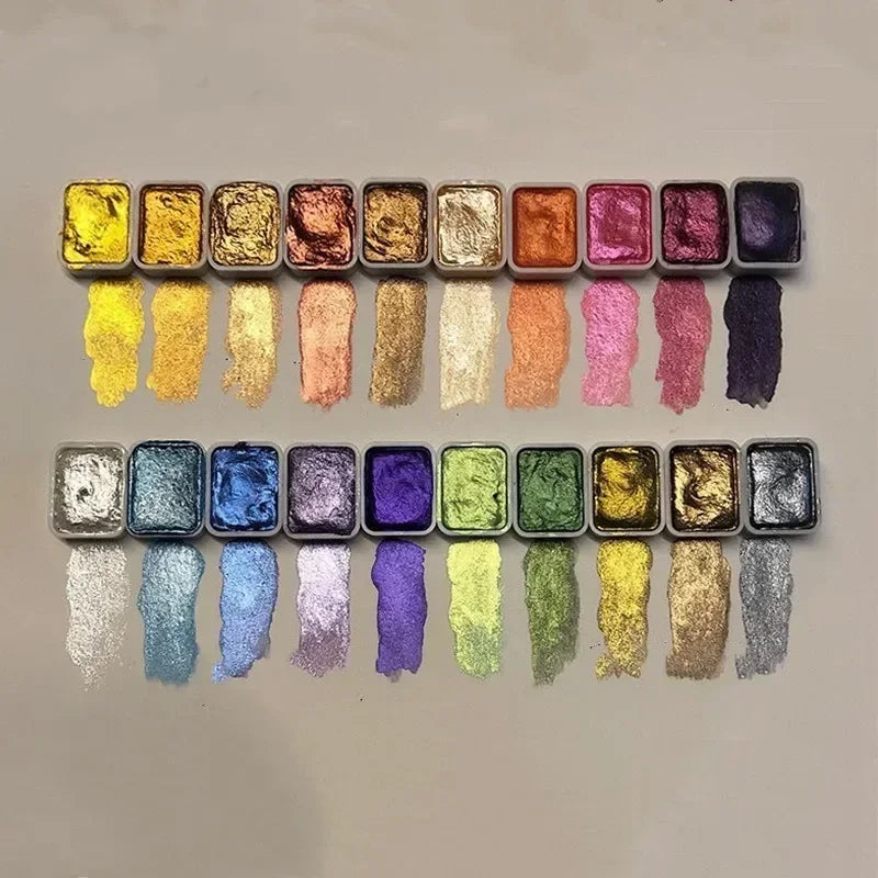 Lustrelle™ – Festes Aquarell-Set für Nägel & Kunst