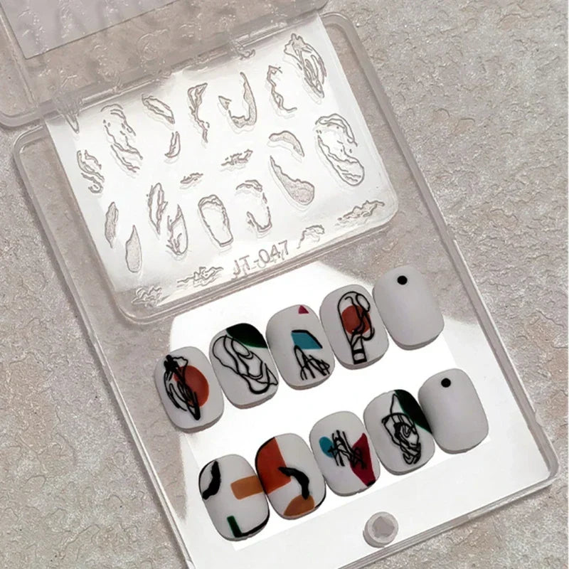 Moldora™ - Geprägte Nagelmodellierform Set