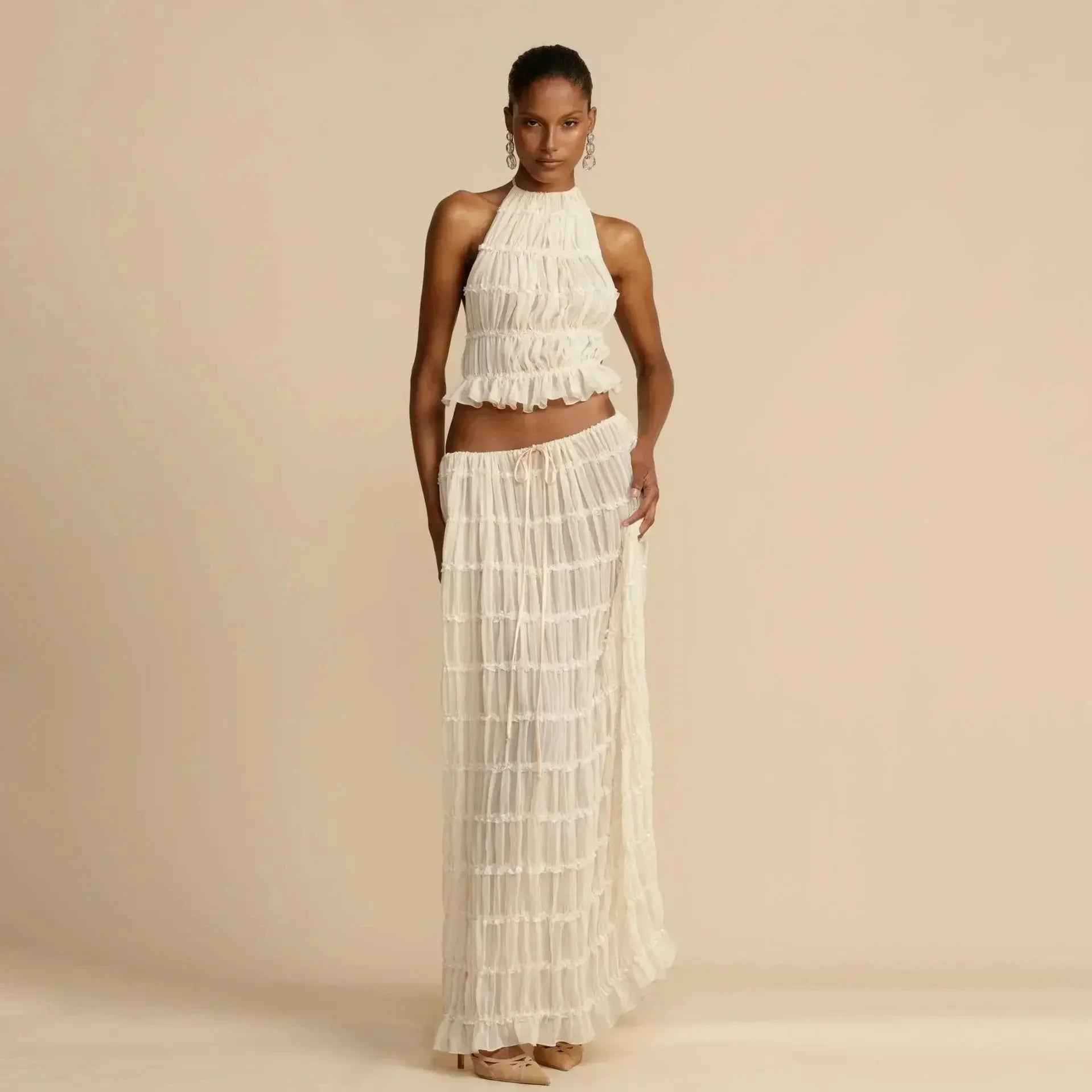 Vessora™ - Elegantes Rückenfreies 2-Teiliges Rock-Set