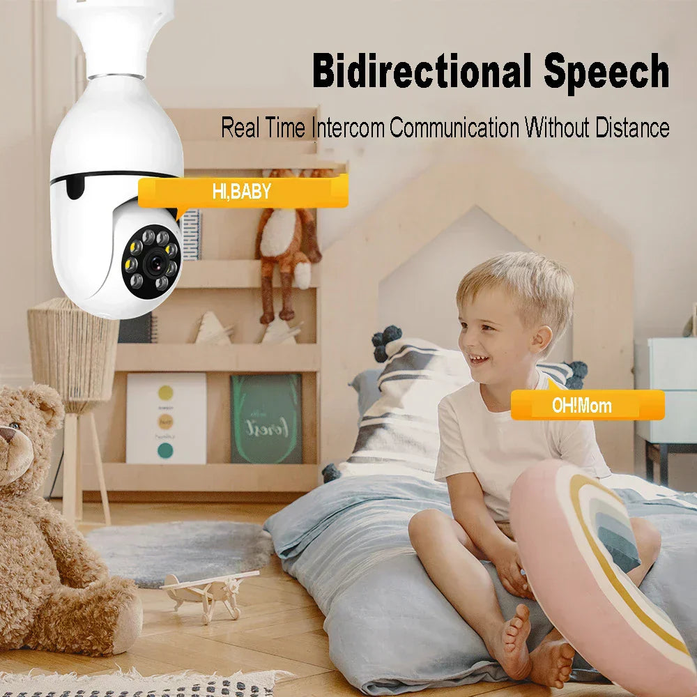 SecureVision™ - Drahtlose 360°-Nachtsicht-Sicherheitskamera (50% Rabatt)