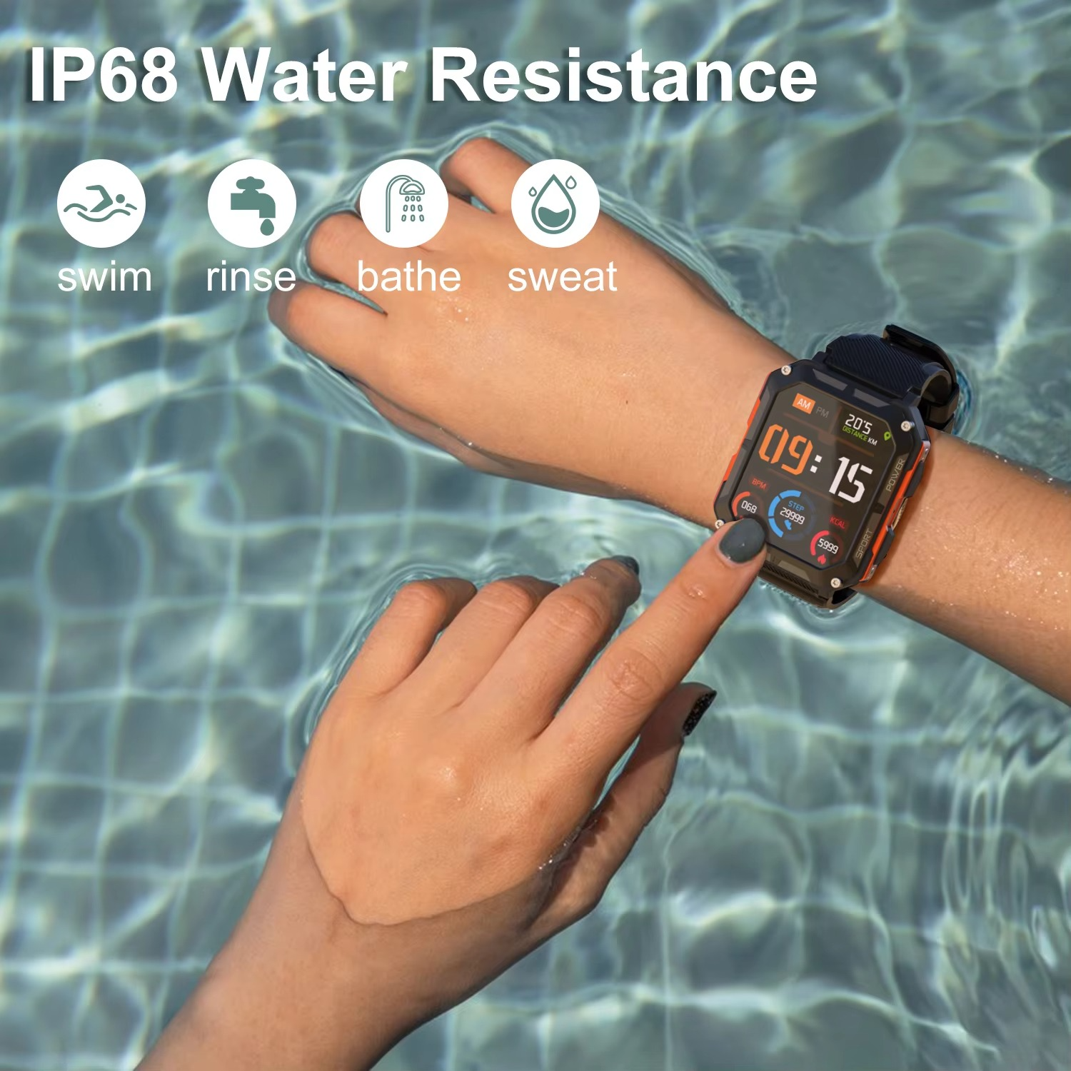 PowerX™ - Robuste Sport-Smartwatch