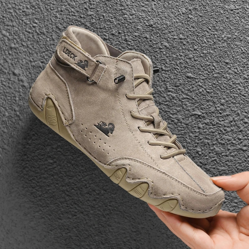 Bravesso™ – Luxuriöse Leder-Hightop-Stiefel für Herren