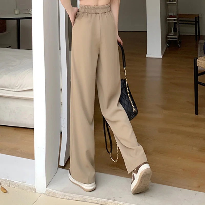 Kenna™ – Stylische koreanische High-Waist-Hose mit Knöpfen