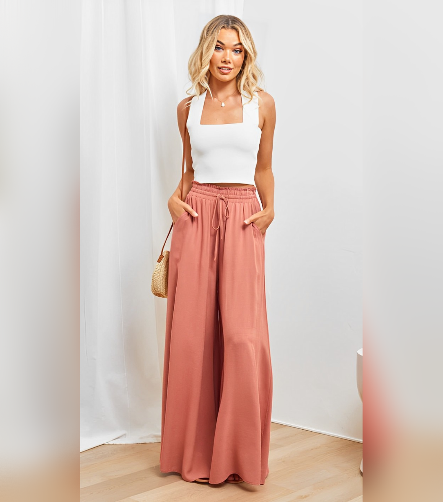 Sara™ Weites Bein Lose Hohe Taille Hosen (50% RABATT)