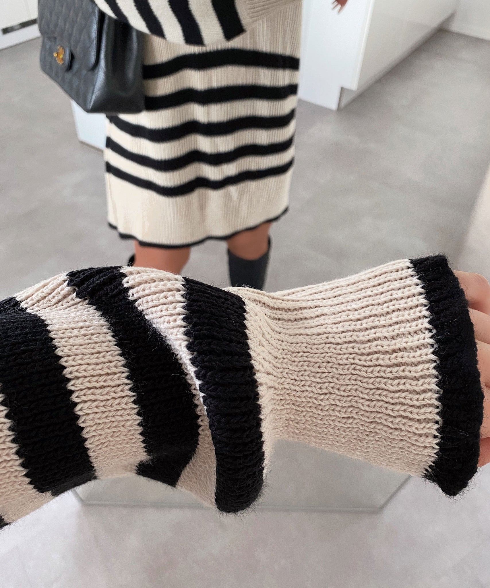 Strickkleid Margarethe Beige