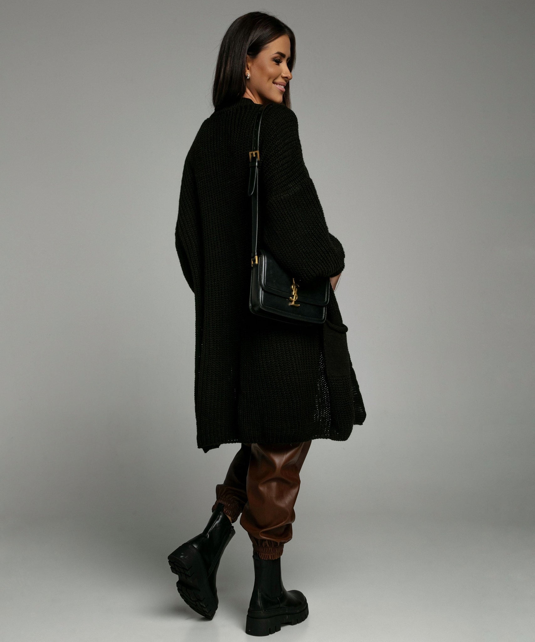 Cardigan Leilani Kurz Schwarz