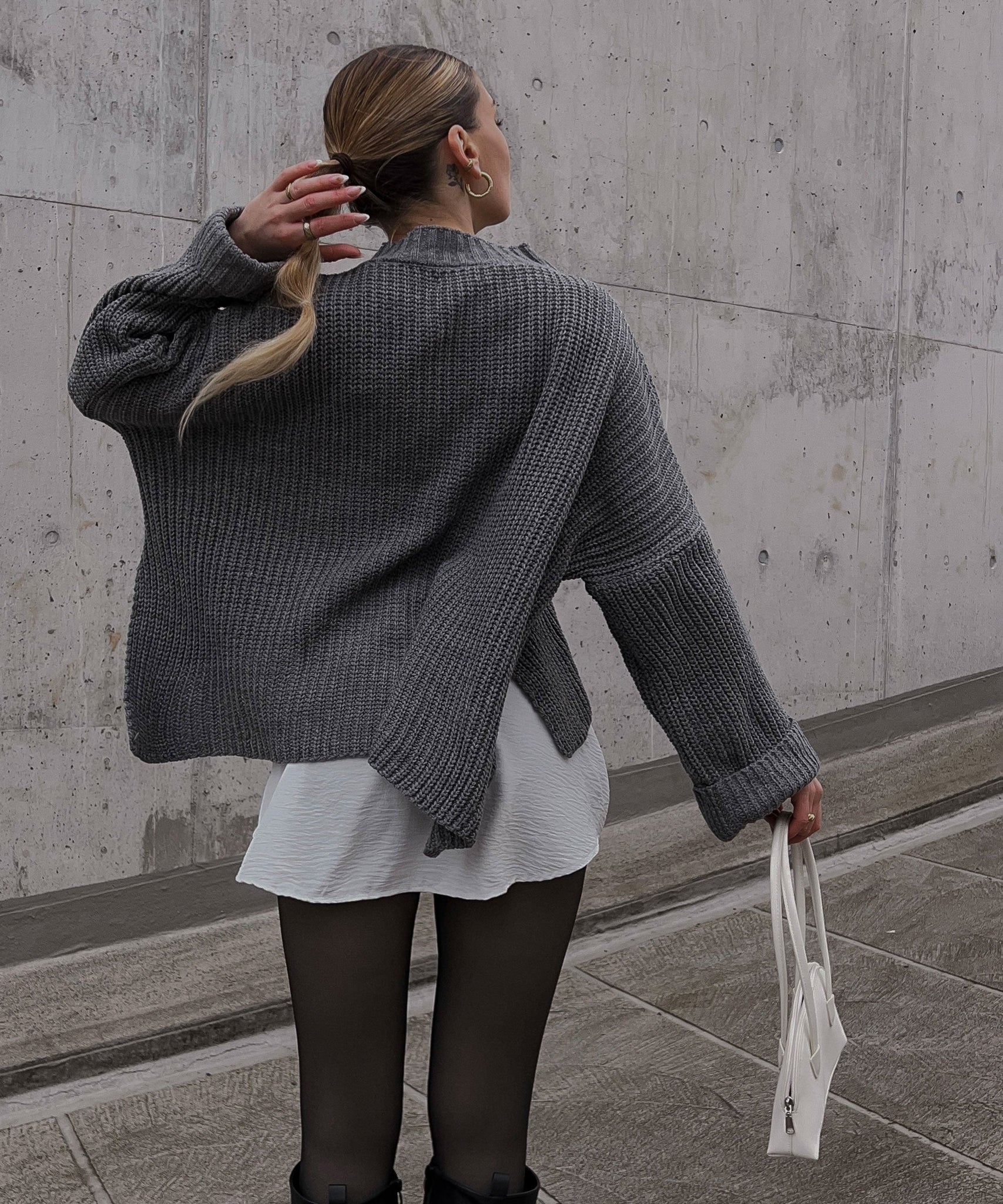 Blusenrock Marta Weiß