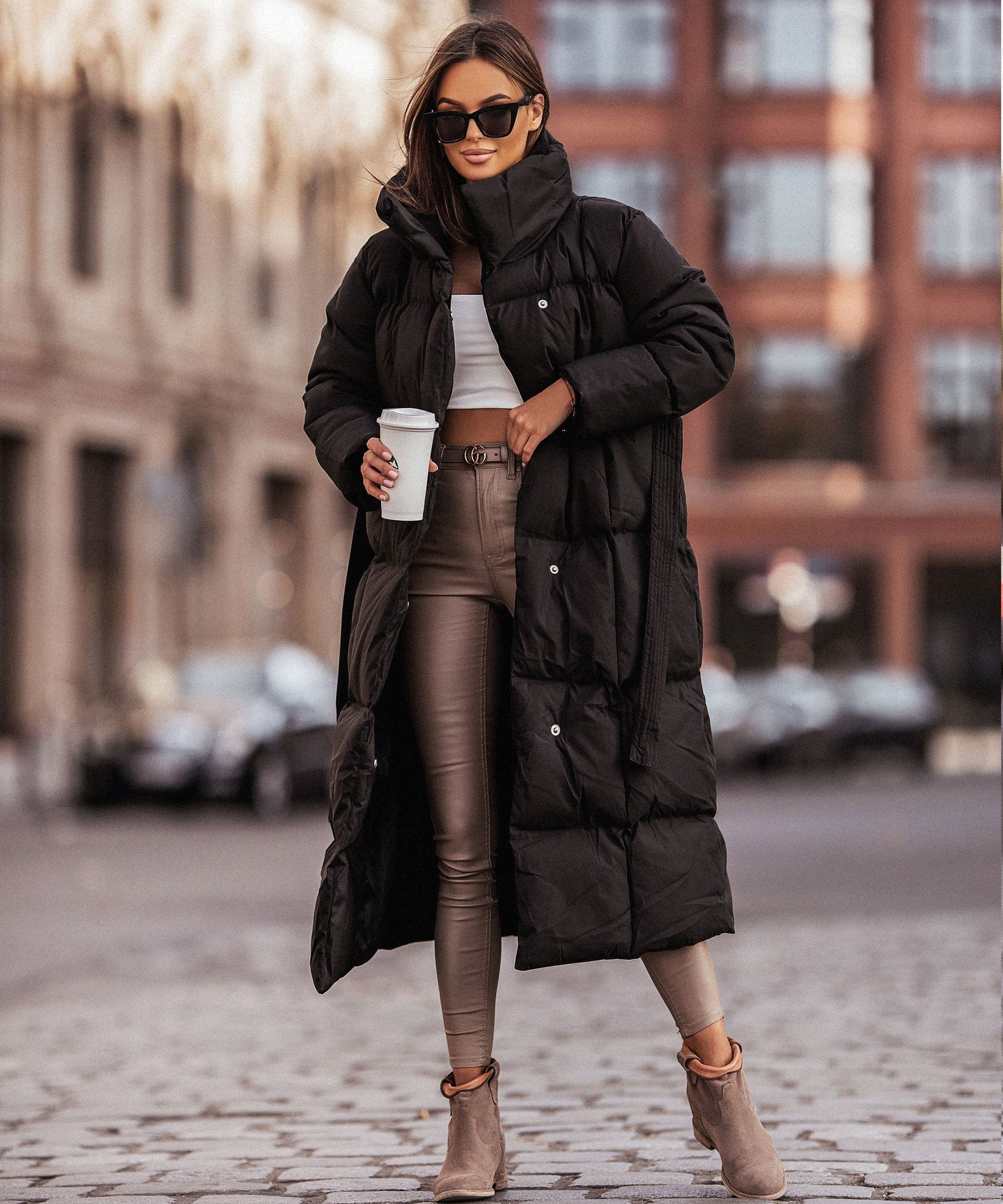 Oversize Parka Kyleih Schwarz