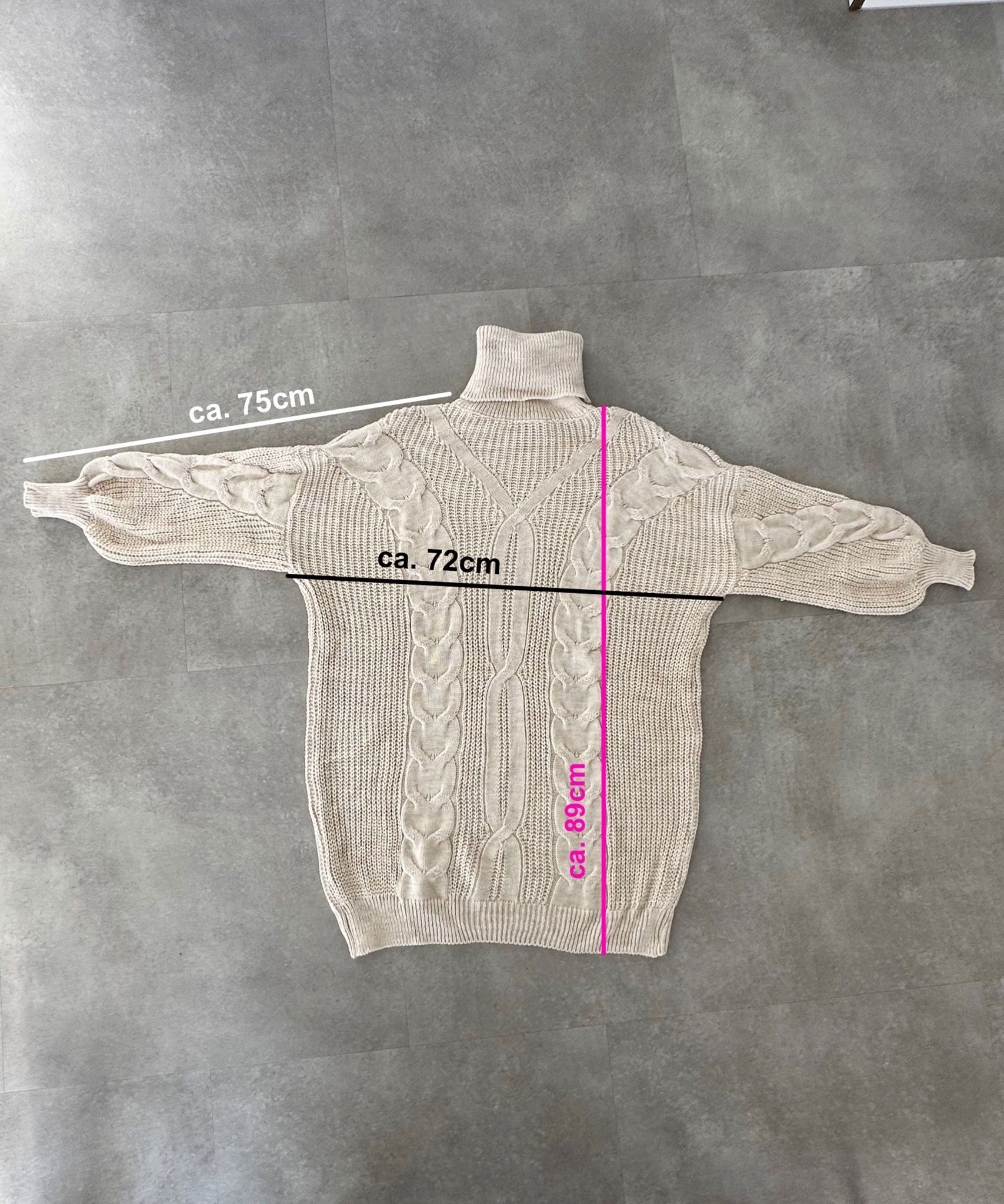 Strickkleid Sophie Beige