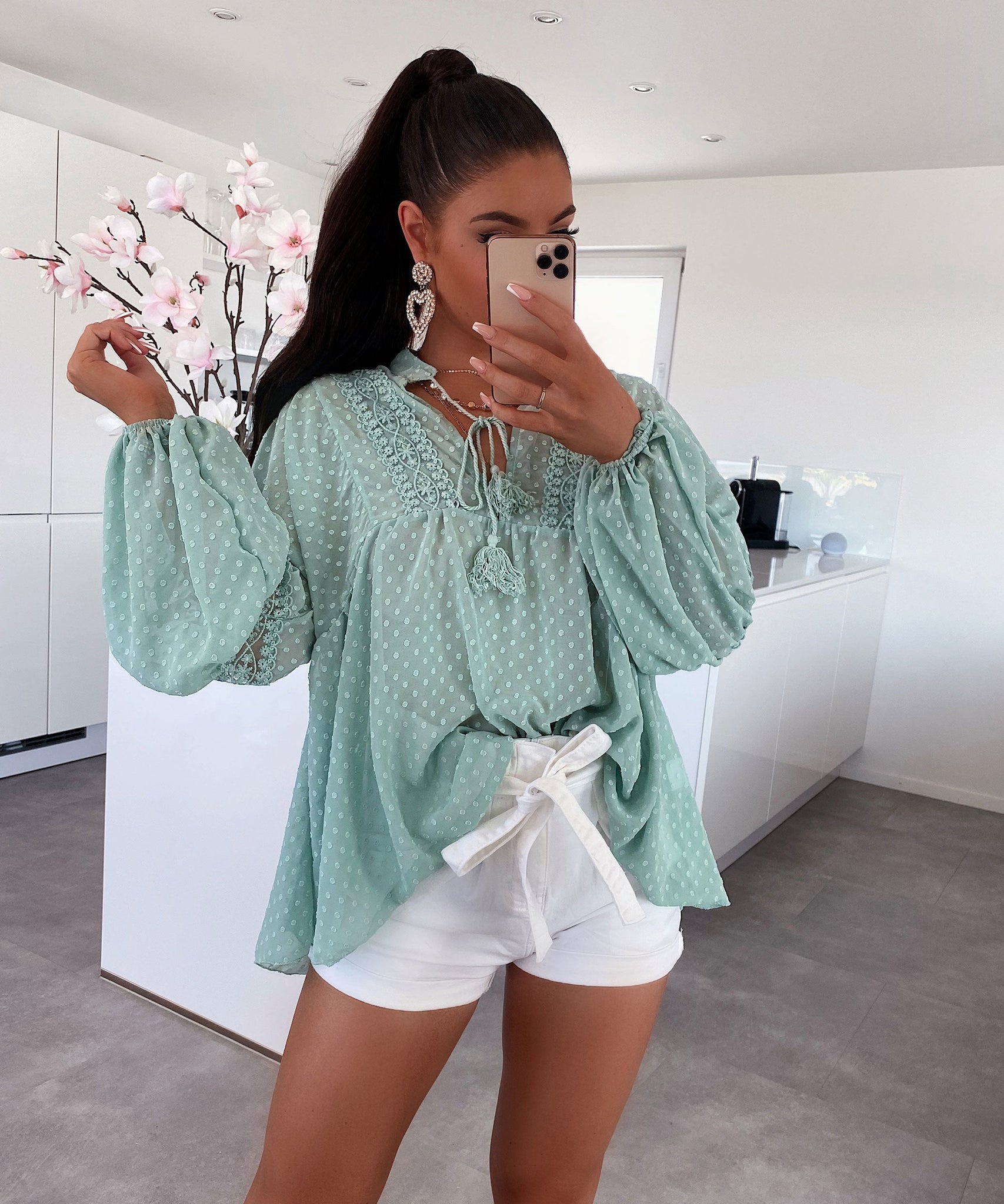 Bluse Paula Mint
