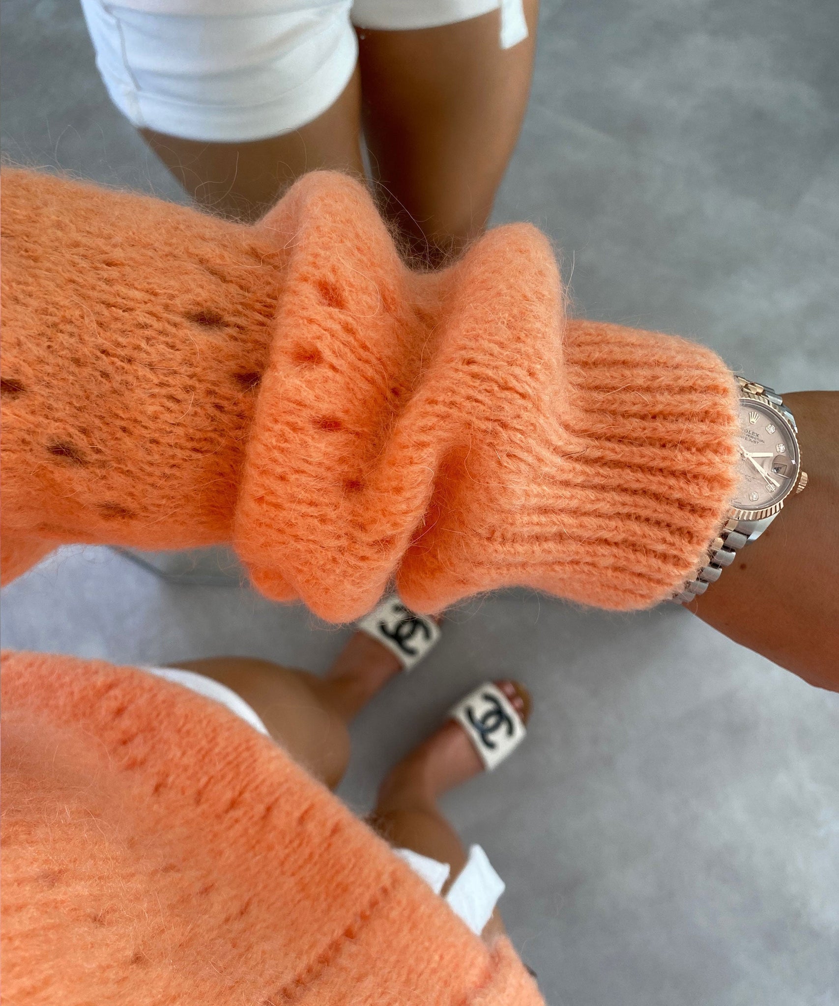 Cardigan Alicia Orange