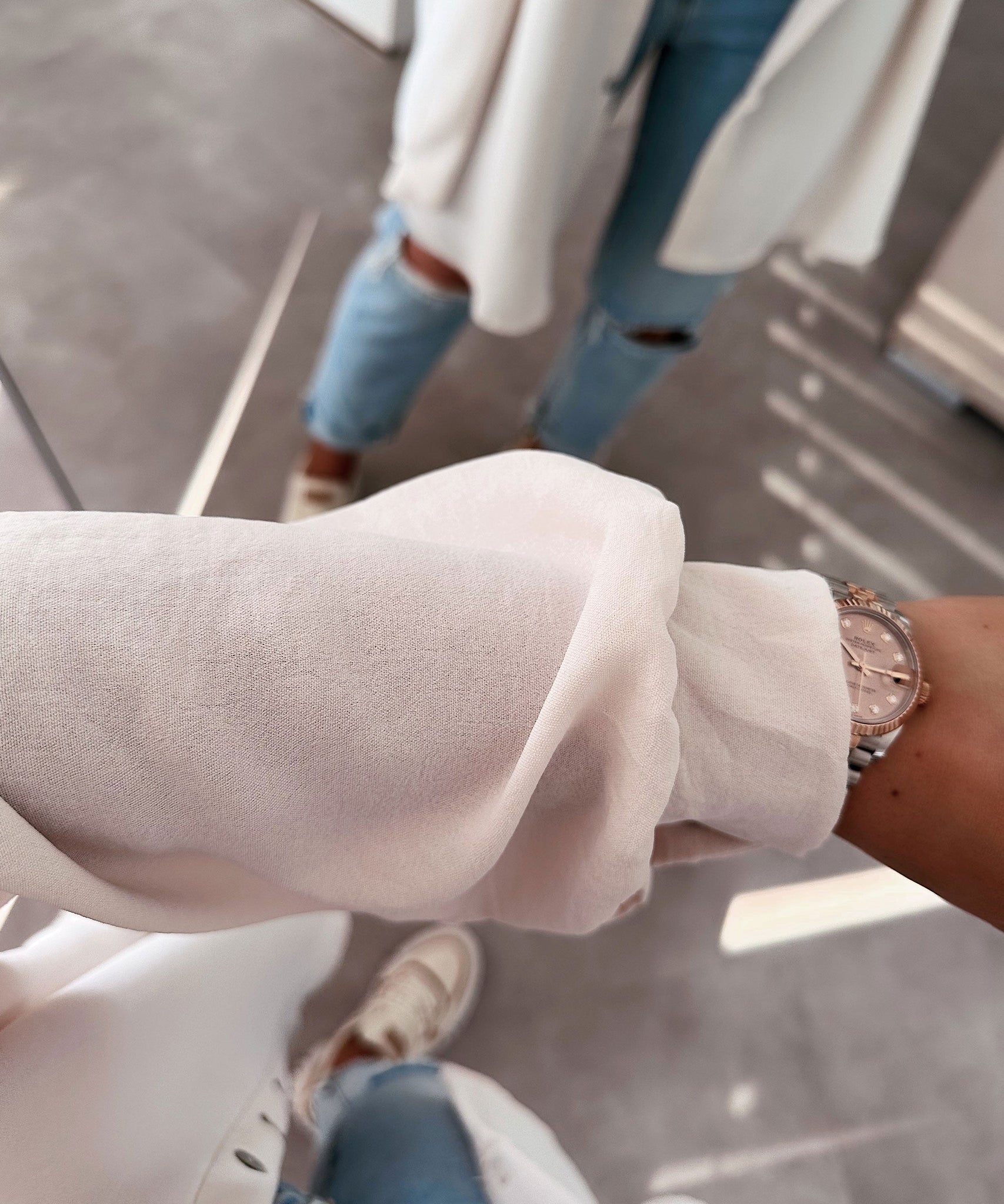 Bluse Luciana Hellbeige