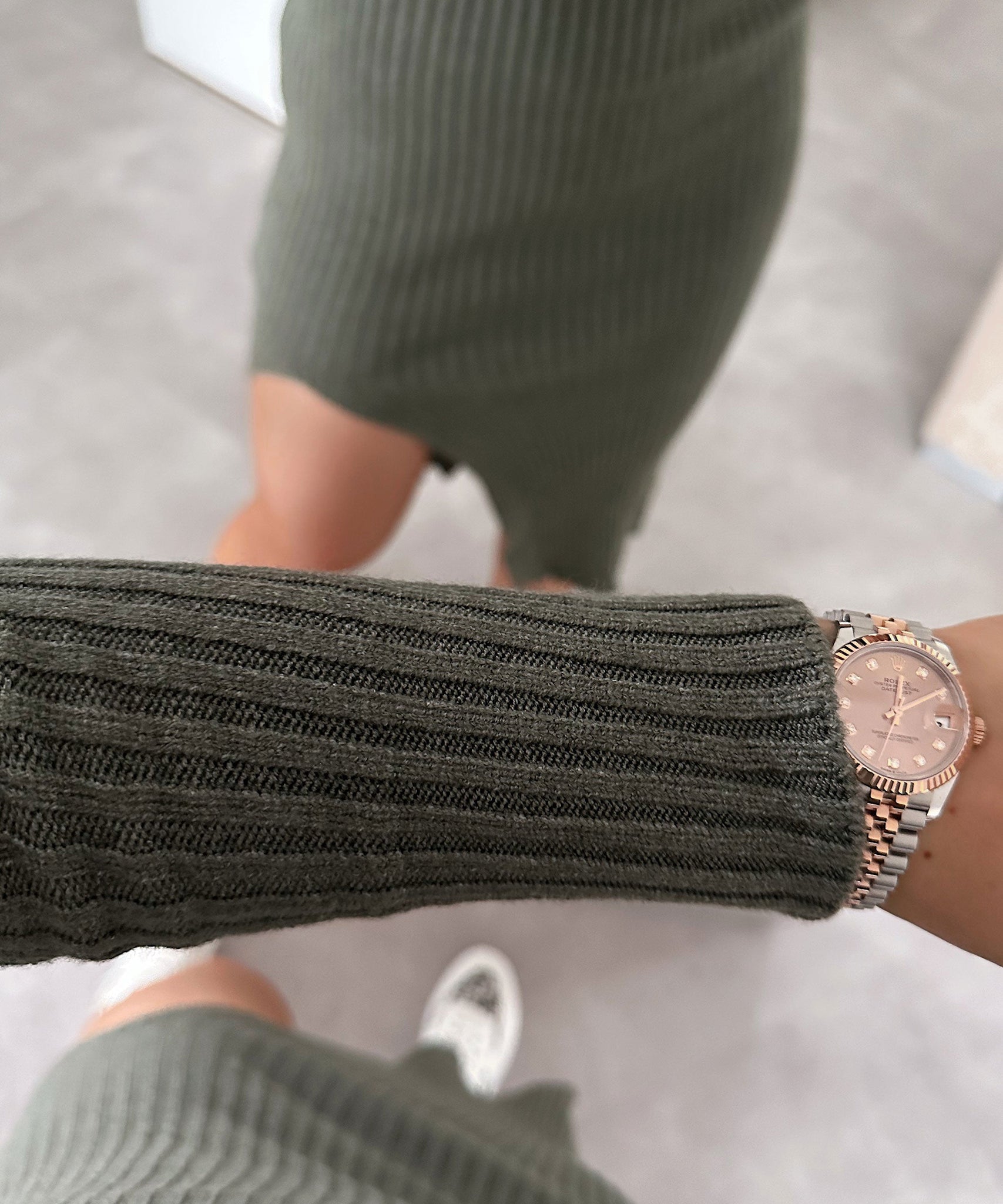 Strickkleid Leyre Khaki