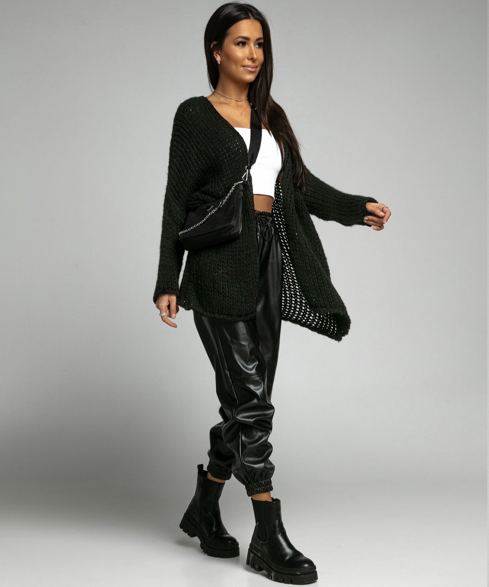 Cardigan Aina Schwarz