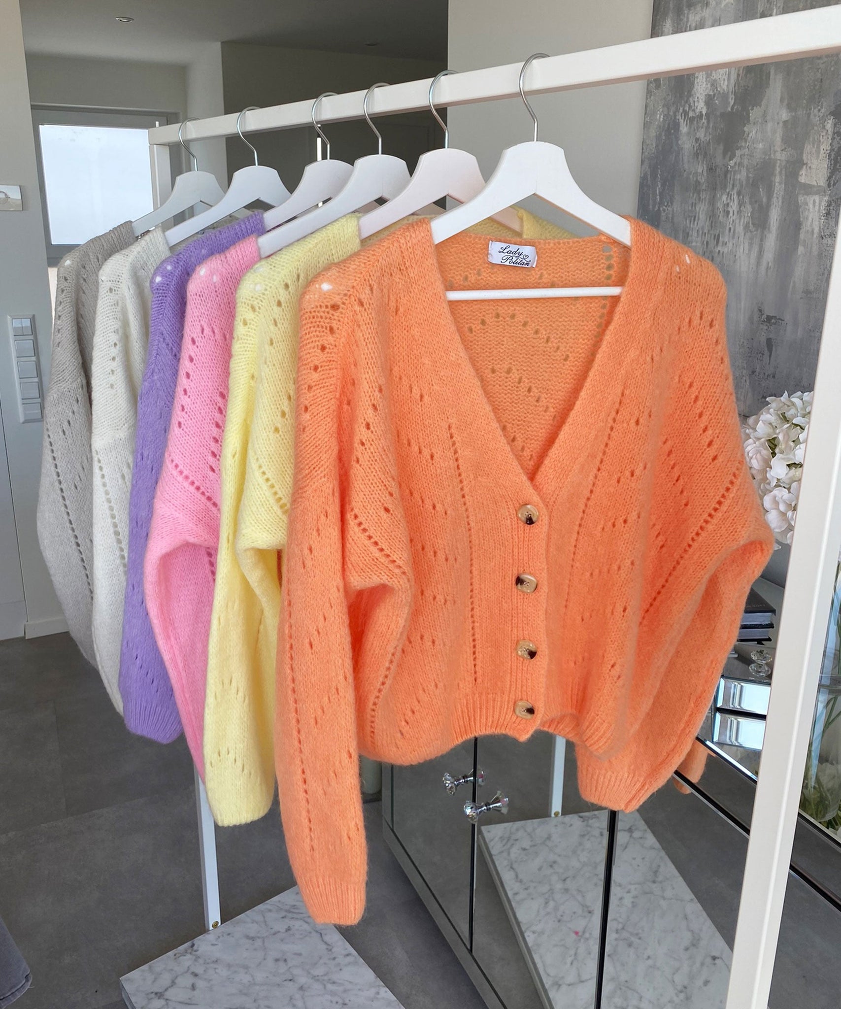 Cardigan Alicia Orange
