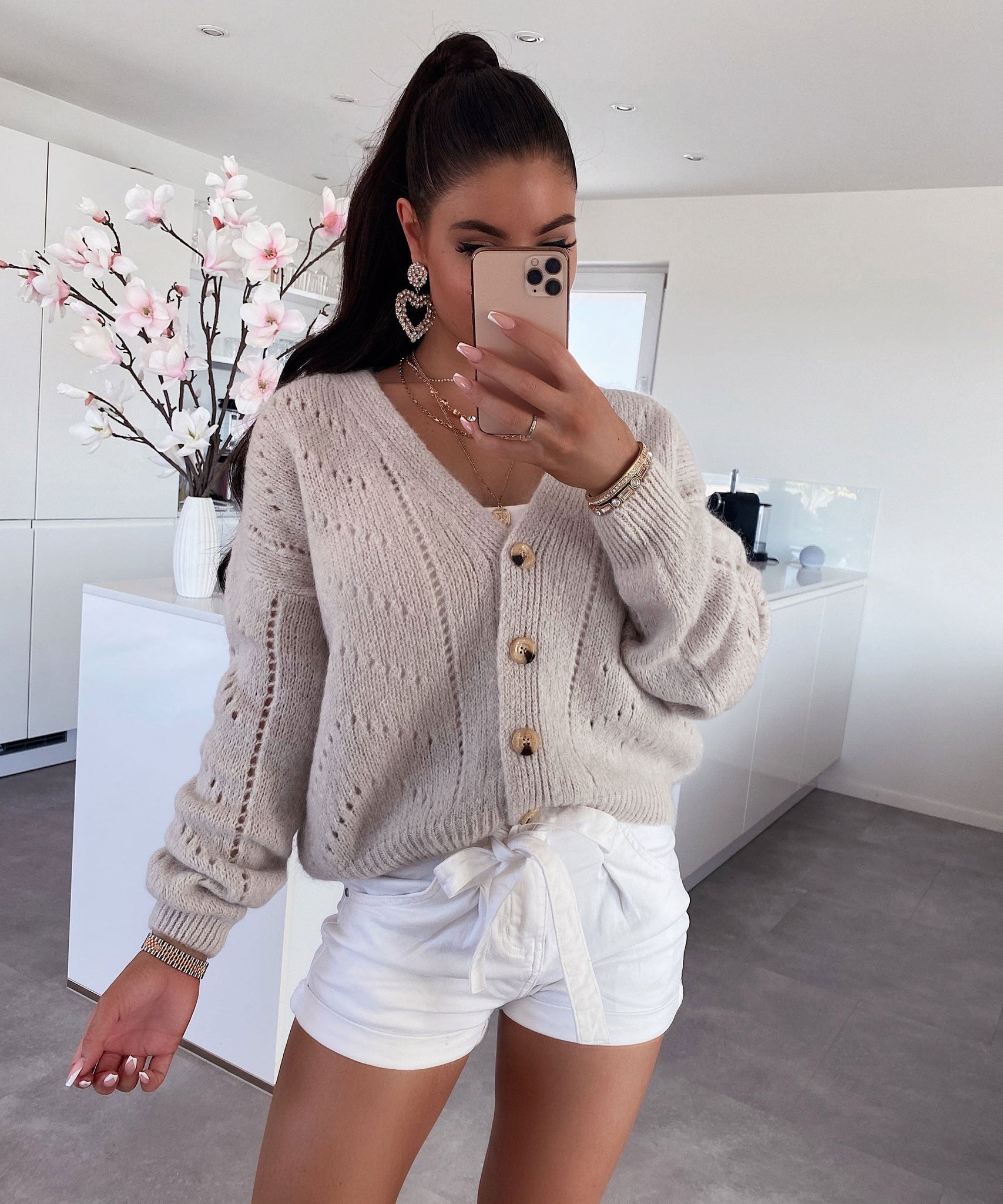 Cardigan Alicia Beige