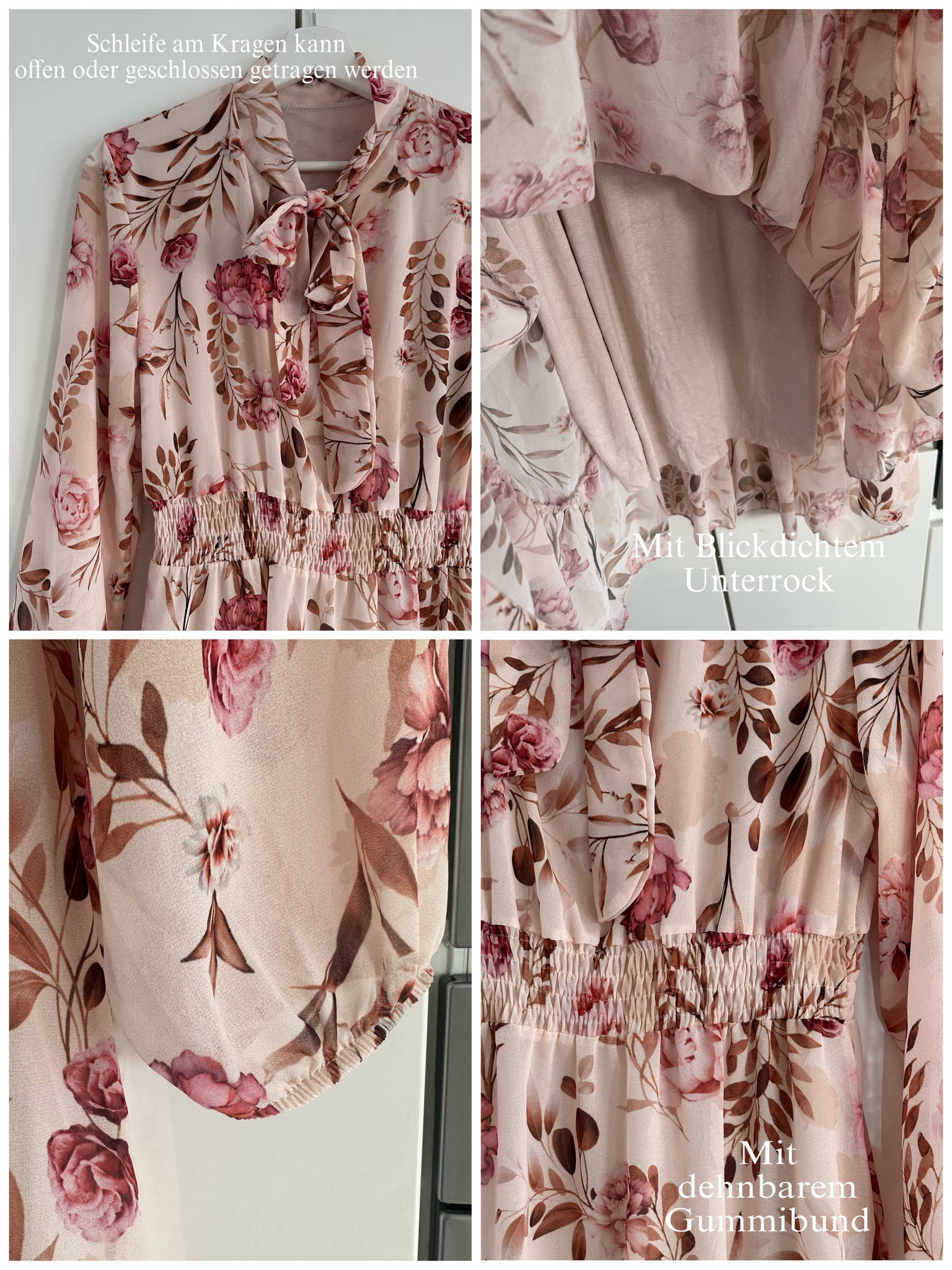 Maxi Kleid Bonita Beige