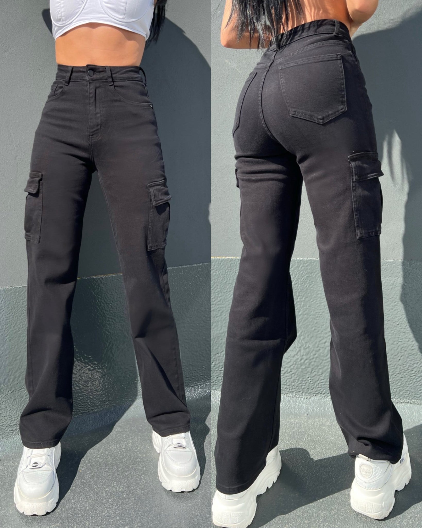 Cargo Hose Ava Schwarz