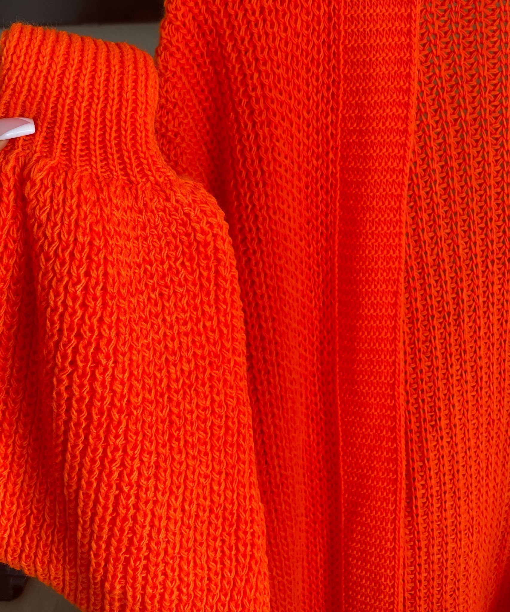 Cardigan Leilani Kurz Neonorange