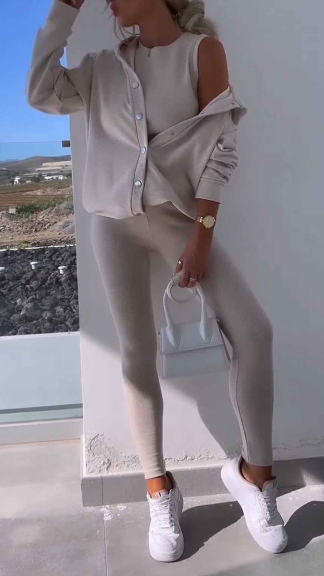 Kelsey™ - Bestehend Aus Strickjacke Und Sweatshirt Mit Kapuze