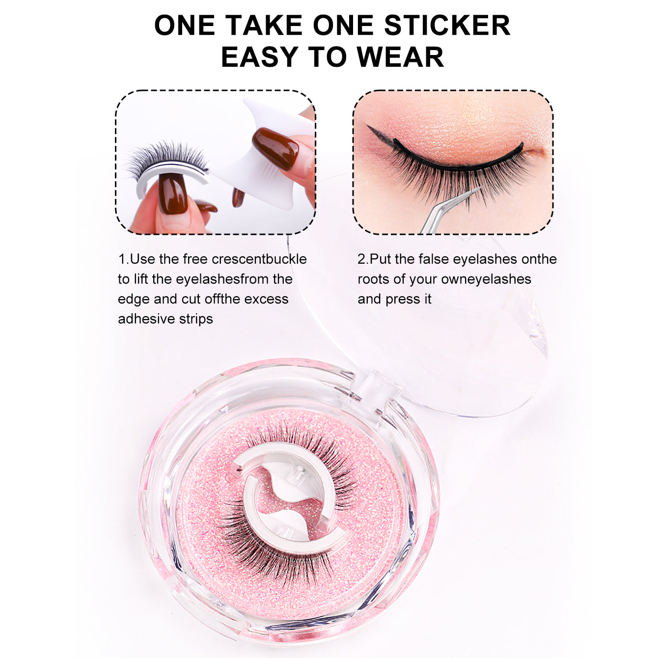 Lurelle™ – Leichte, wiederverwendbare Selbsthaft-Wimpern