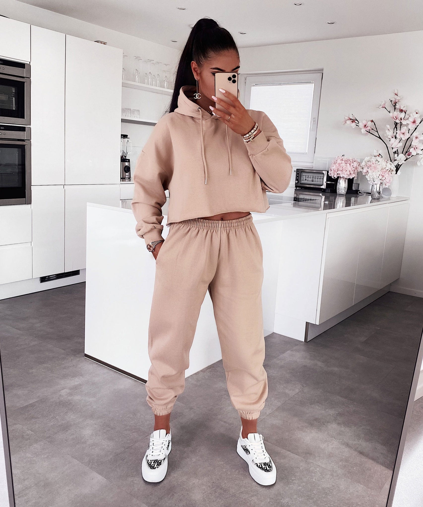 Jogger Set Lexi Beige Neu