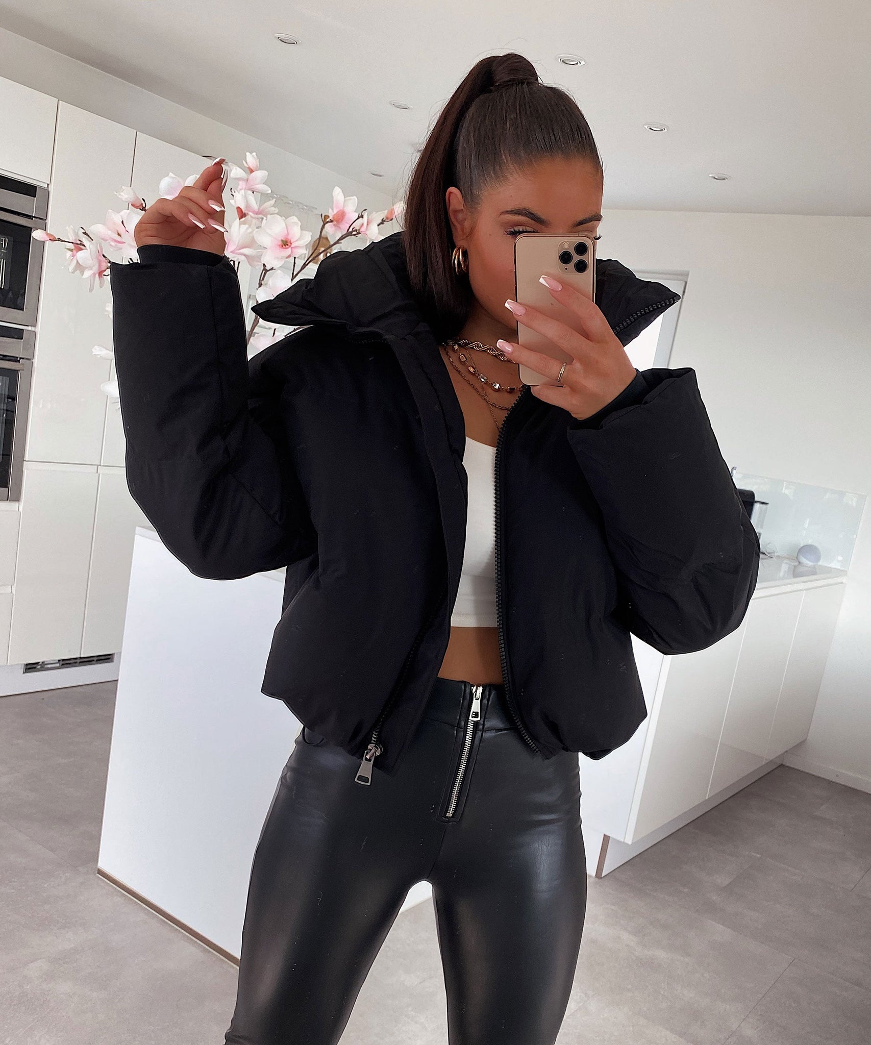 Winterjacke Iris Schwarz