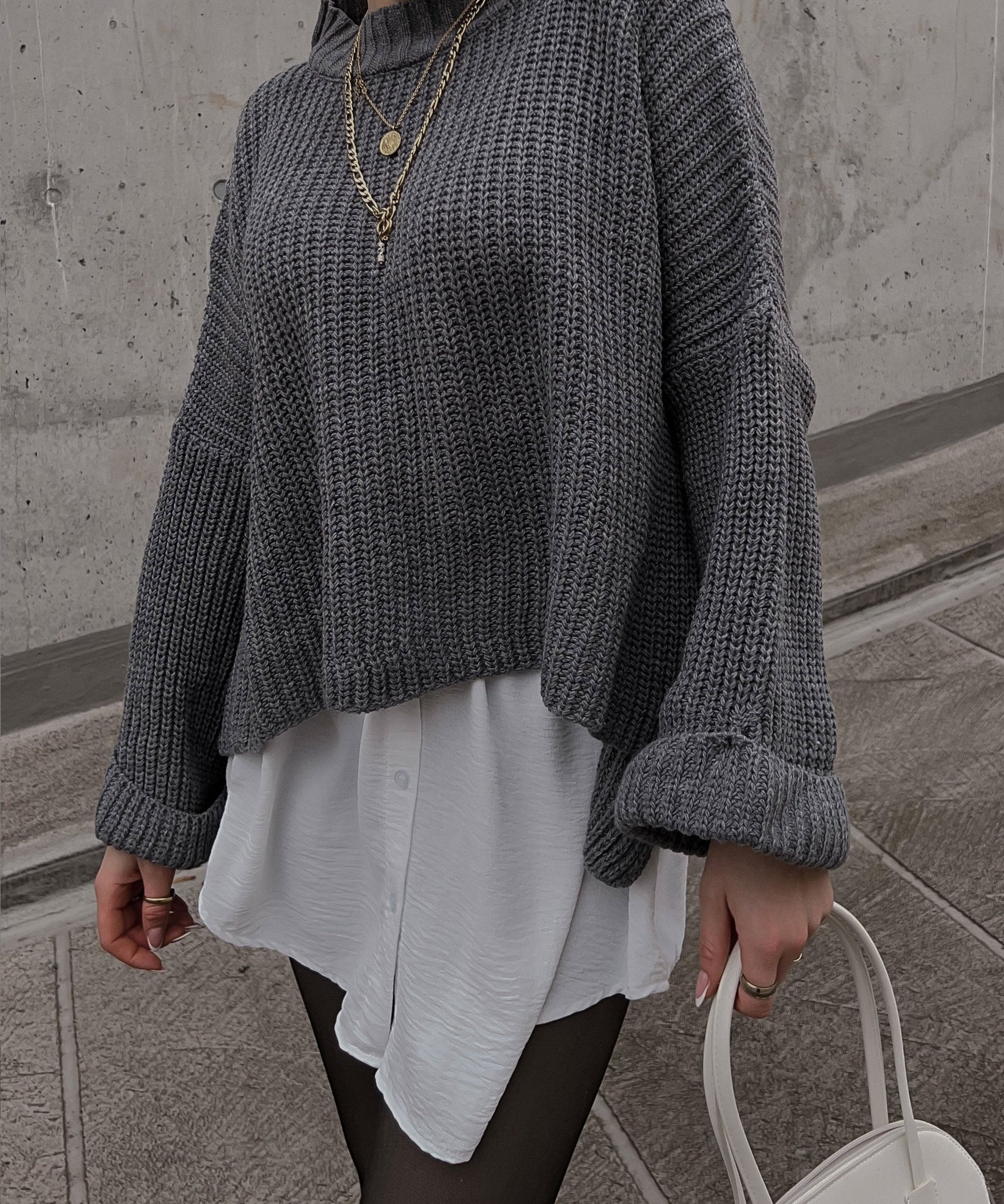 Blusenrock Marta Weiß