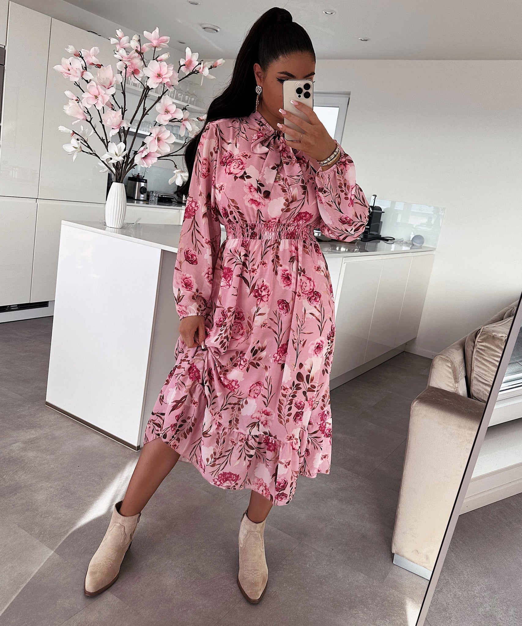 Maxi Kleid Bonita Rosa