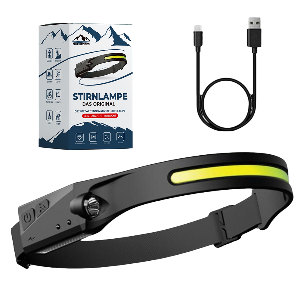 Lumos™ – Ultraleichte LED-Sensor-Stirnlampe für Outdoor-Abenteuer