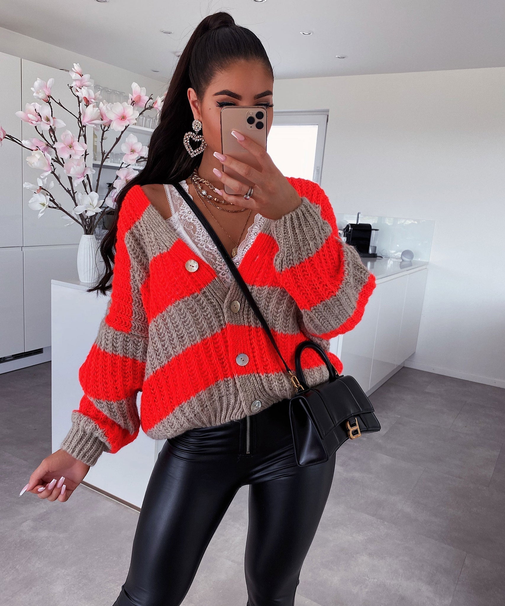 Cardigan Ainara Orange